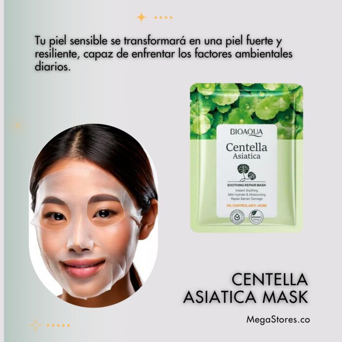 Mascarilla de Centella Asiática  🎁 ¡APROVECHA AHORA! 🎉 - Imagen 2