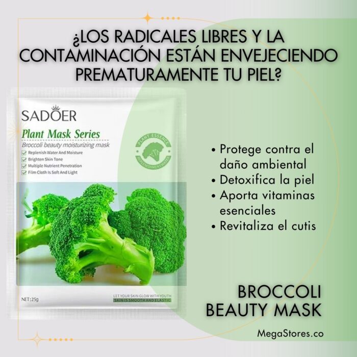 Mascarilla de Belleza de Brócoli  🎁 ¡APROVECHA AHORA! 🎉