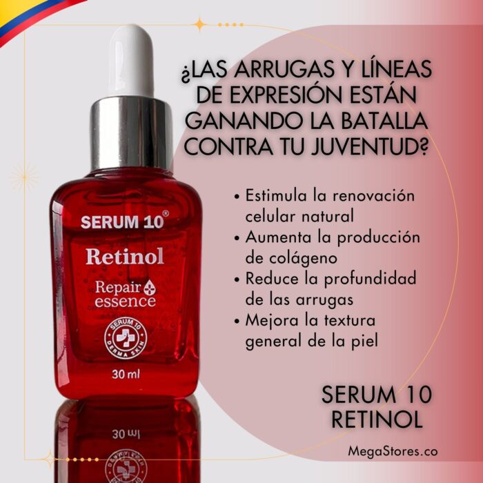 Sérum de Retinol 10% 30ml 🎁 ¡APROVECHA AHORA! 🎉