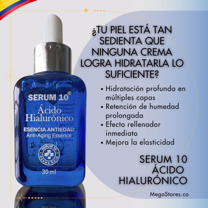 Sérum de Ácido Hialurónico 30ml 🎁 ¡APROVECHA AHORA! 🎉