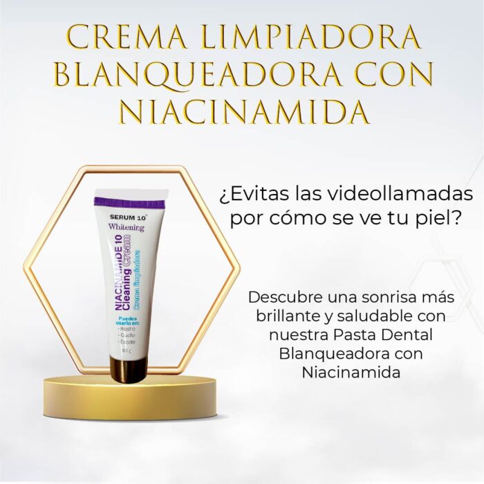 Crema Limpiadora Blanqueadora con Niacinamida 10  🎁 ¡APROVECHA AHORA! 🎉